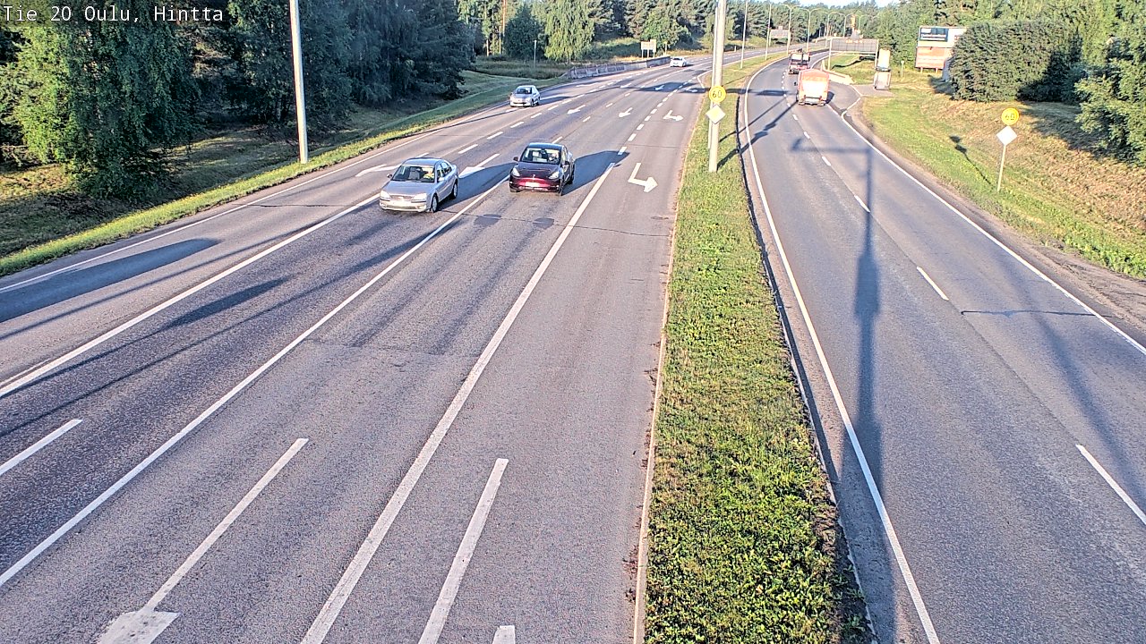 Weather Camera Image Road 20 Oulu, Hintta, Oulu, Pohjois-Pohjanmaa