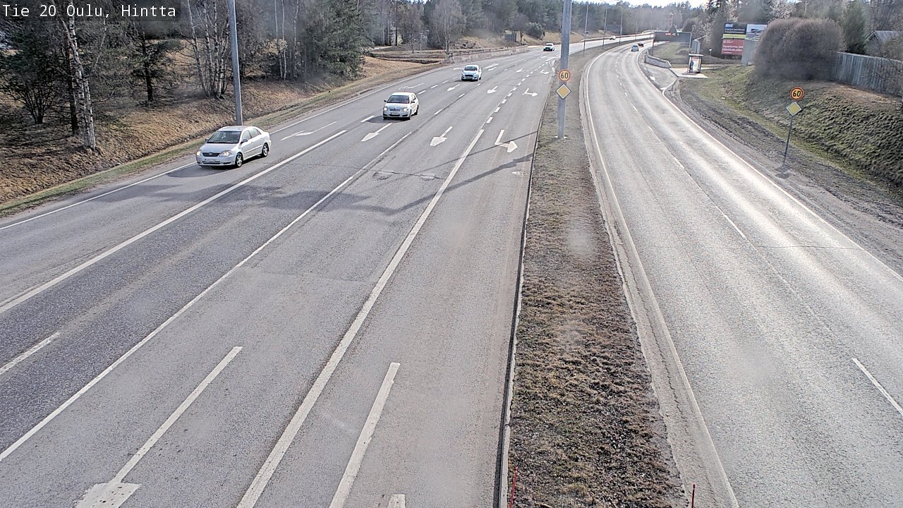 Kelikamerat Kuva Tie 20 Oulu, Hintta, Oulu, Pohjois-Pohjanmaa