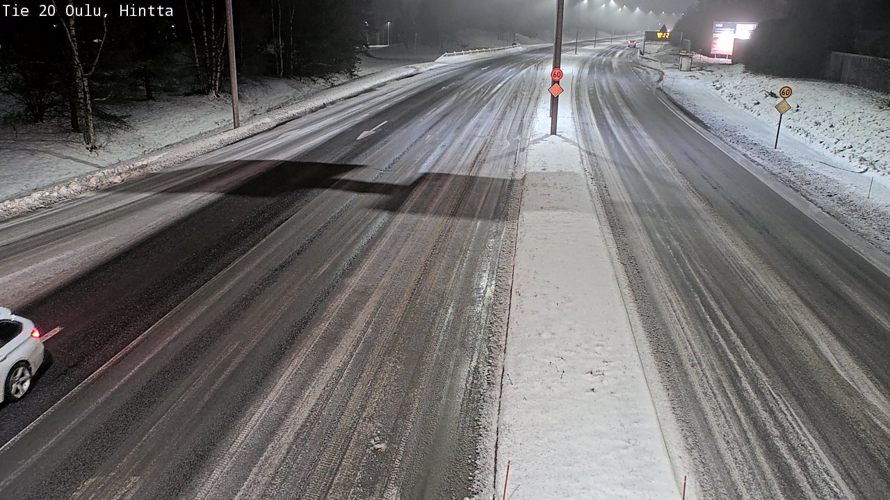 Weather Camera Image Road 20 Oulu, Hintta, Oulu, Pohjois-Pohjanmaa