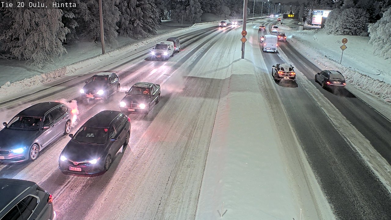 Kelikamerat Kuva Tie 20 Oulu, Hintta, Oulu, Pohjois-Pohjanmaa