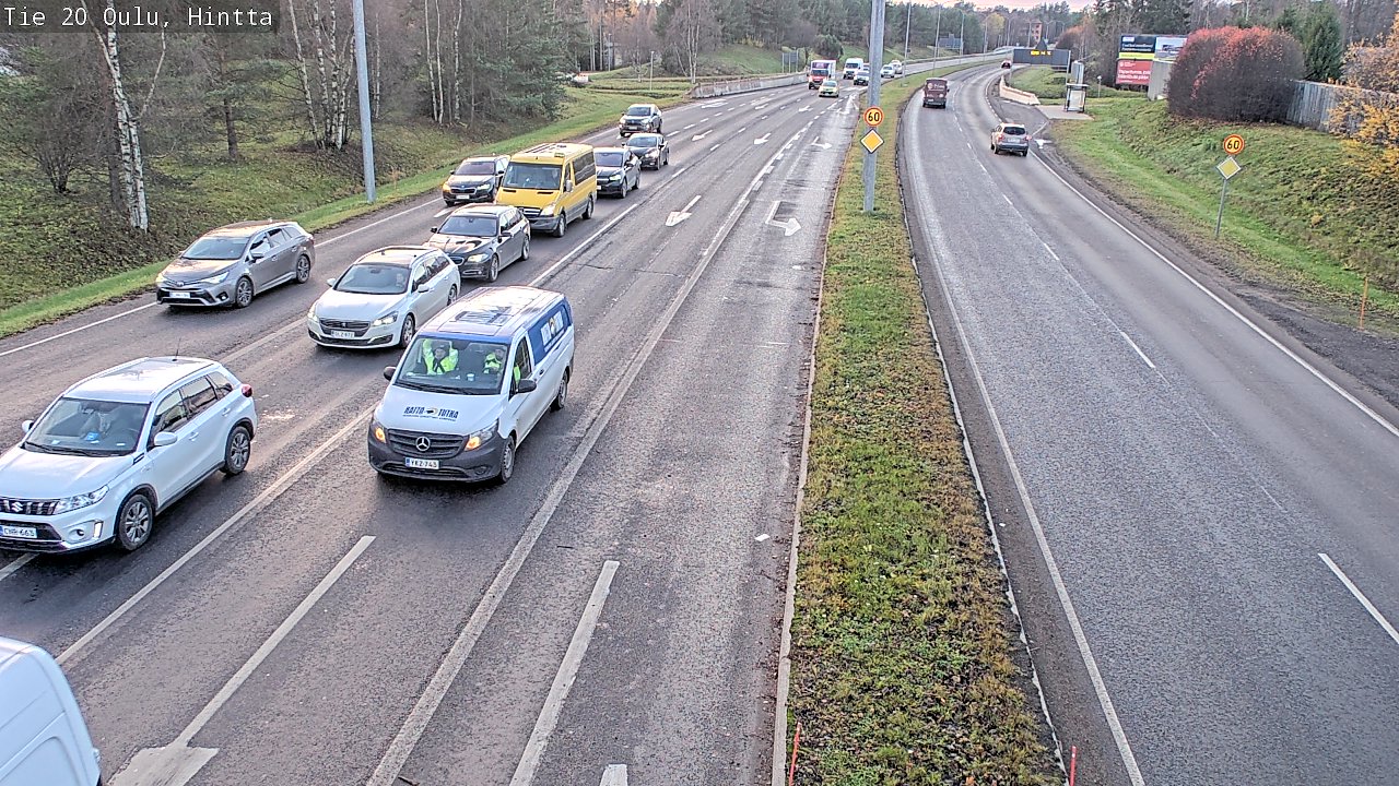 Kelikamerat Kuva Tie 20 Oulu, Hintta, Oulu, Pohjois-Pohjanmaa