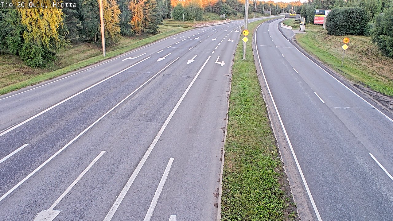 Kelikamerat Kuva Tie 20 Oulu, Hintta, Oulu, Pohjois-Pohjanmaa
