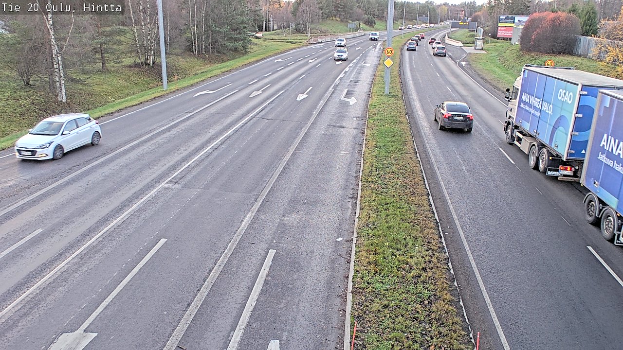 Kelikamerat Kuva Tie 20 Oulu, Hintta, Oulu, Pohjois-Pohjanmaa