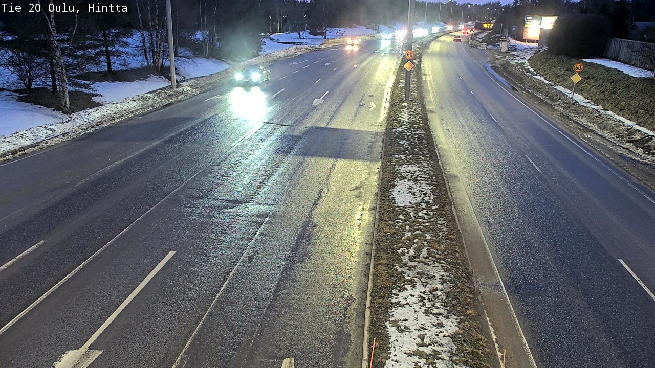 Kelikamerat Kuva Tie 20 Oulu, Hintta, Oulu, Pohjois-Pohjanmaa