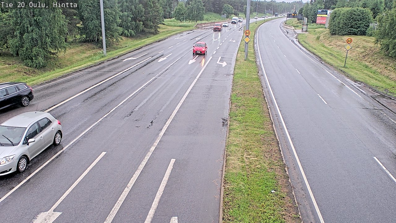 Kelikamerat Kuva Tie 20 Oulu, Hintta, Oulu, Pohjois-Pohjanmaa