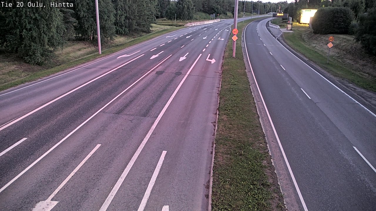Kelikamerat Kuva Tie 20 Oulu, Hintta, Oulu, Pohjois-Pohjanmaa