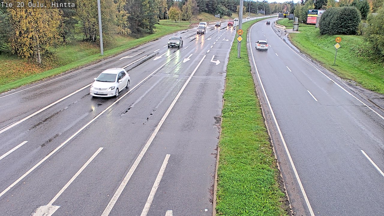 Weather Camera Image Road 20 Oulu, Hintta, Oulu, Pohjois-Pohjanmaa