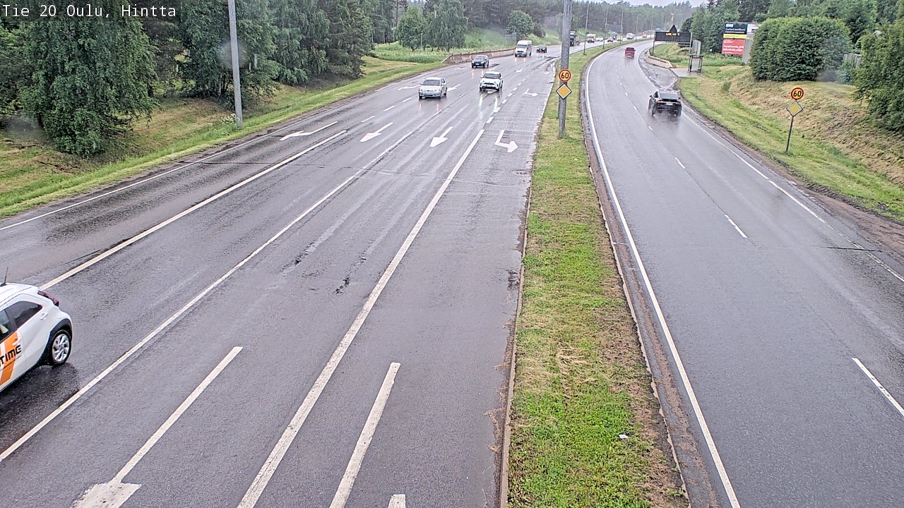 Kelikamerat Kuva Tie 20 Oulu, Hintta, Oulu, Pohjois-Pohjanmaa