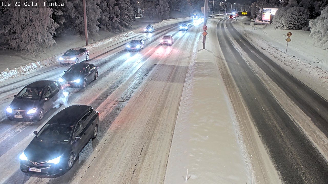 Kelikamerat Kuva Tie 20 Oulu, Hintta, Oulu, Pohjois-Pohjanmaa