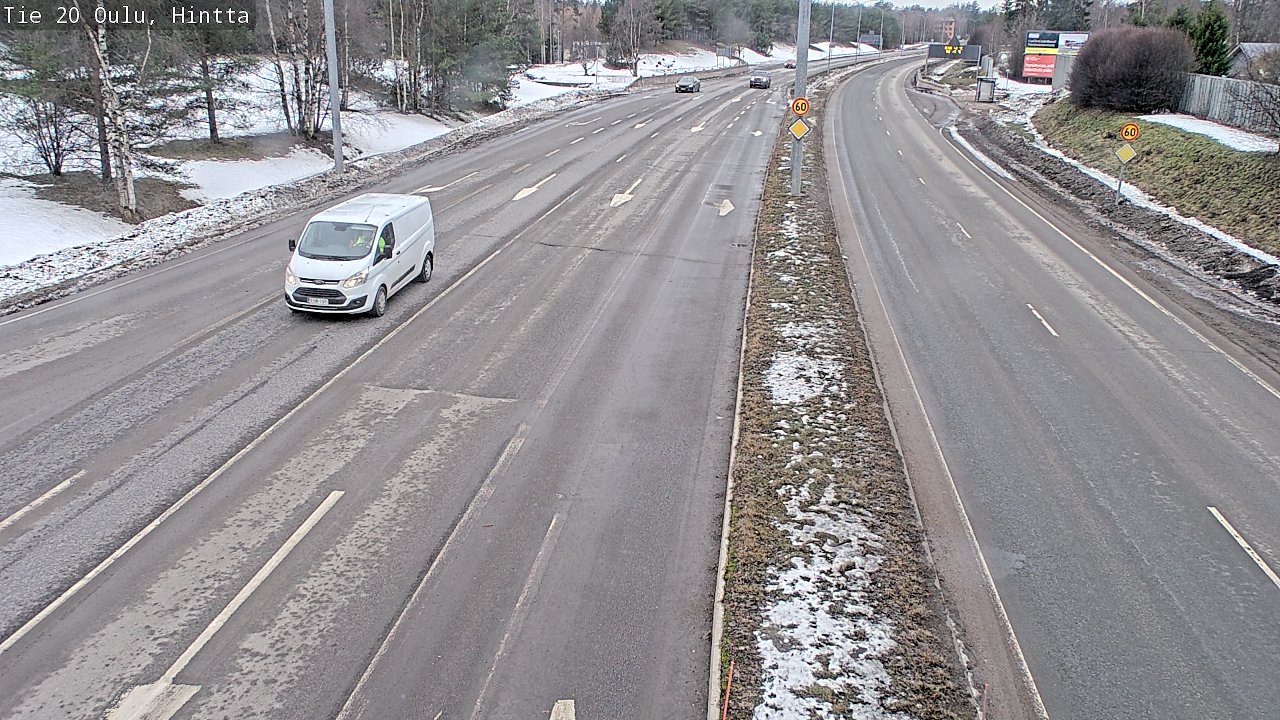 Weather Camera Image Road 20 Oulu, Hintta, Oulu, Pohjois-Pohjanmaa