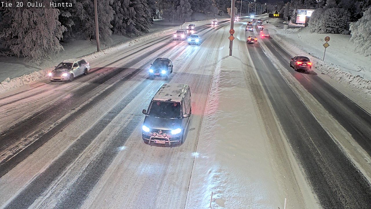 Kelikamerat Kuva Tie 20 Oulu, Hintta, Oulu, Pohjois-Pohjanmaa