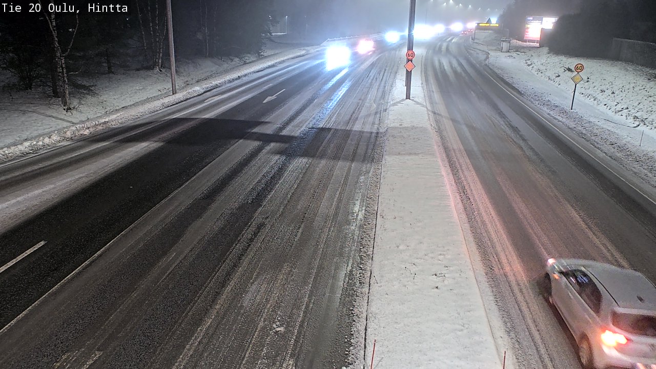 Weather Camera Image Road 20 Oulu, Hintta, Oulu, Pohjois-Pohjanmaa