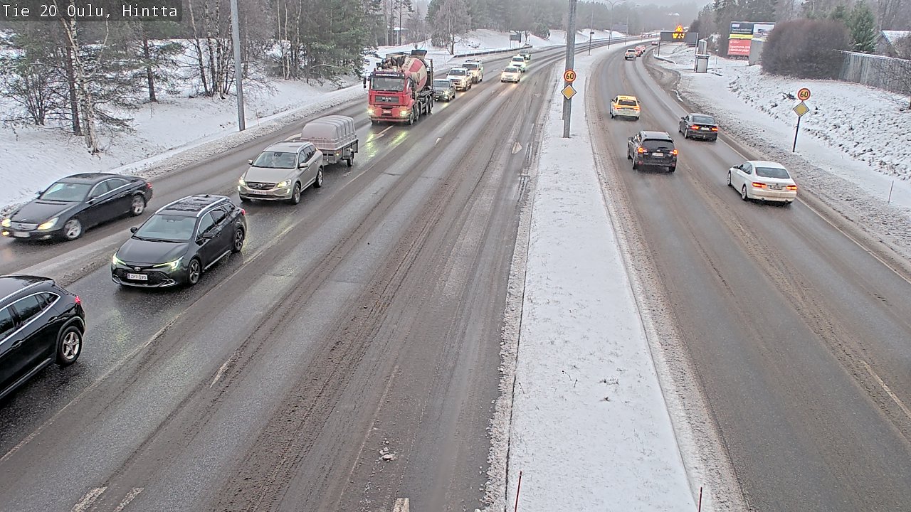 Weather Camera Image Road 20 Oulu, Hintta, Oulu, Pohjois-Pohjanmaa