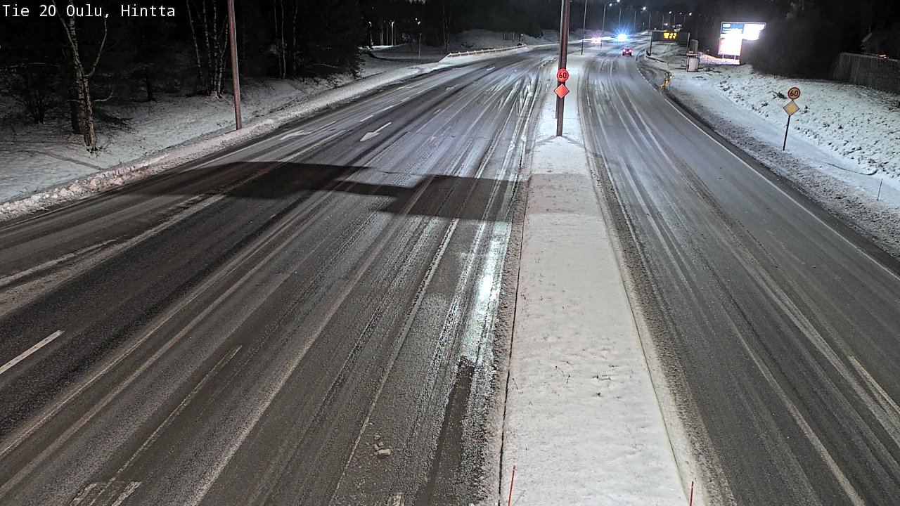 Weather Camera Image Road 20 Oulu, Hintta, Oulu, Pohjois-Pohjanmaa