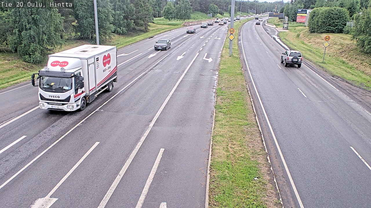 Kelikamerat Kuva Tie 20 Oulu, Hintta, Oulu, Pohjois-Pohjanmaa