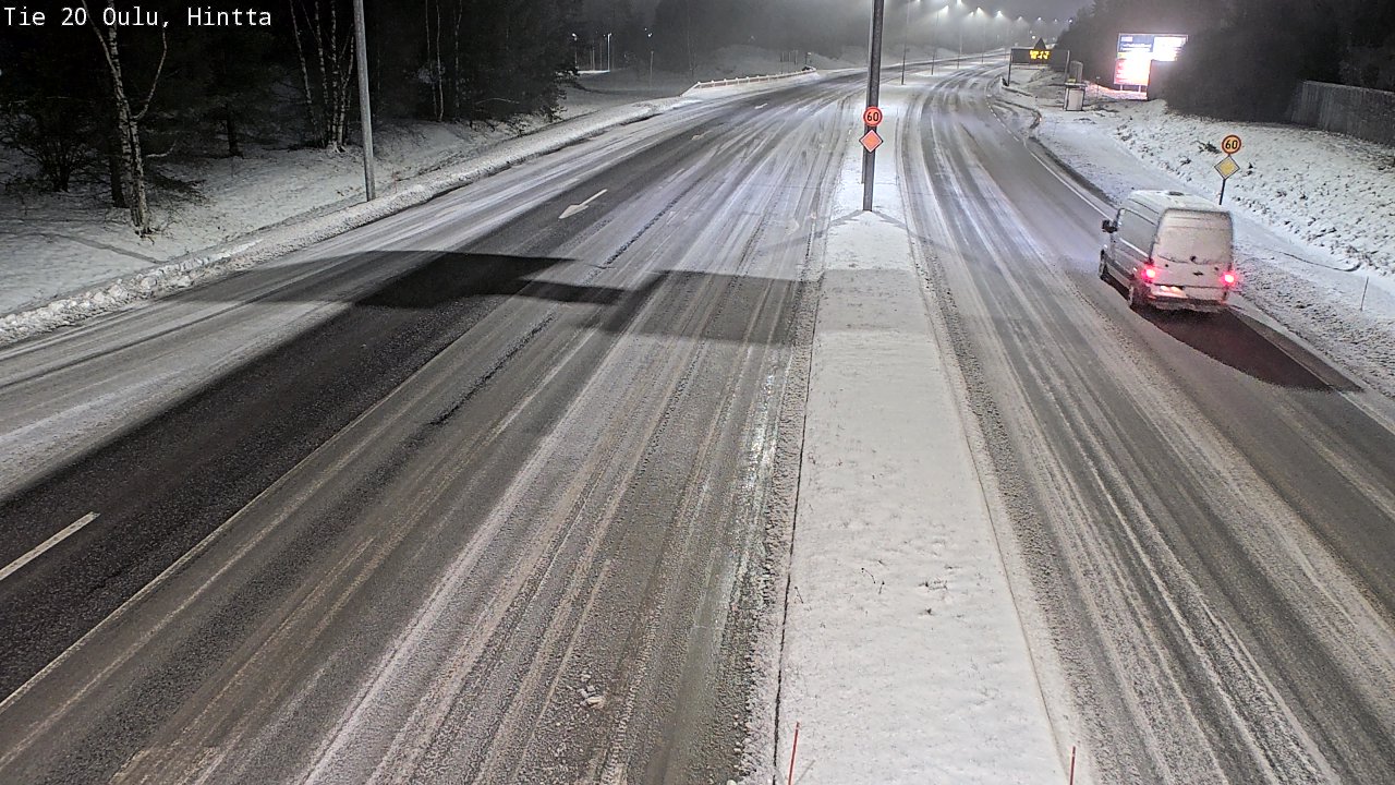 Weather Camera Image Road 20 Oulu, Hintta, Oulu, Pohjois-Pohjanmaa