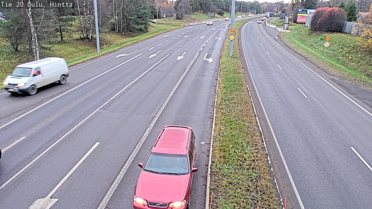 Kelikamerat Kuva Tie 20 Oulu, Hintta, Oulu, Pohjois-Pohjanmaa