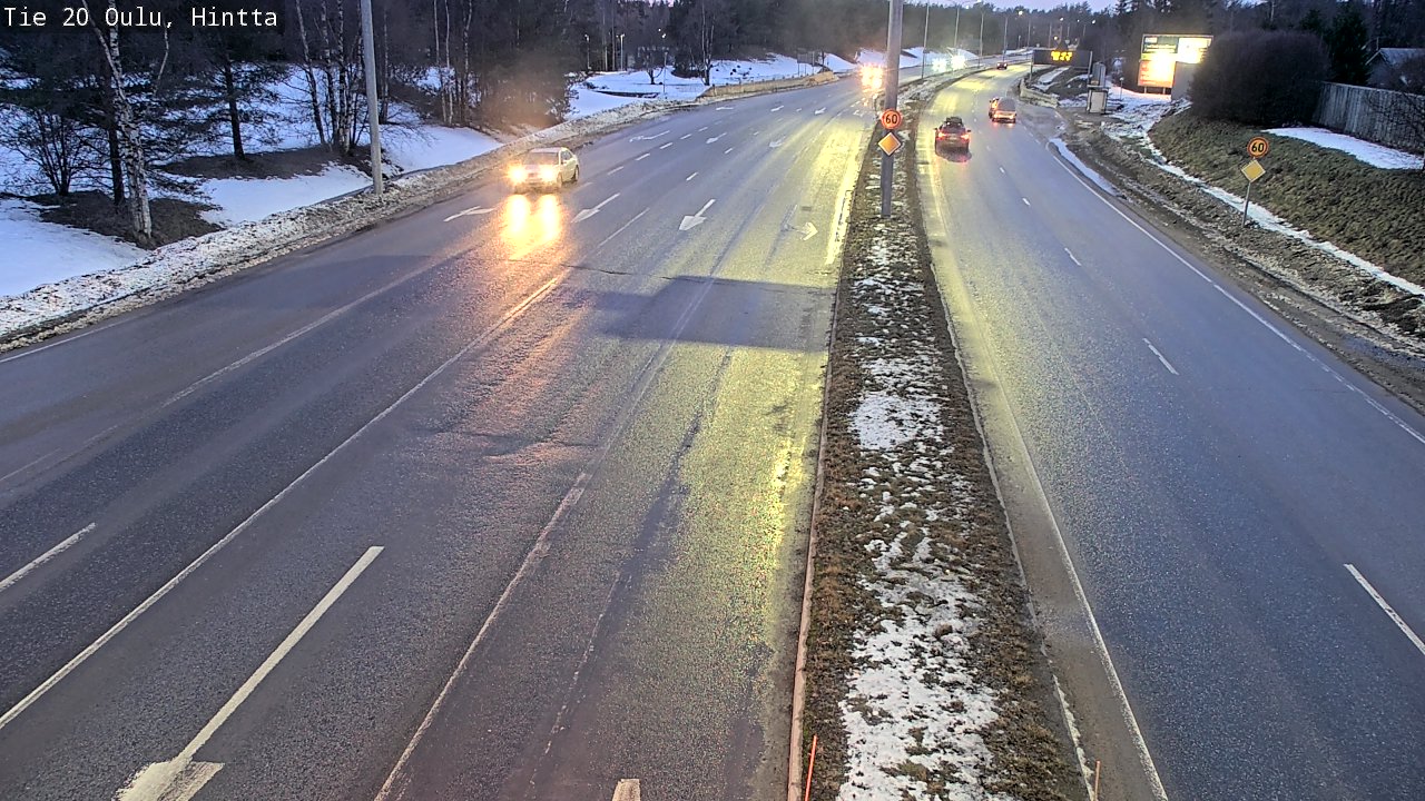 Kelikamerat Kuva Tie 20 Oulu, Hintta, Oulu, Pohjois-Pohjanmaa