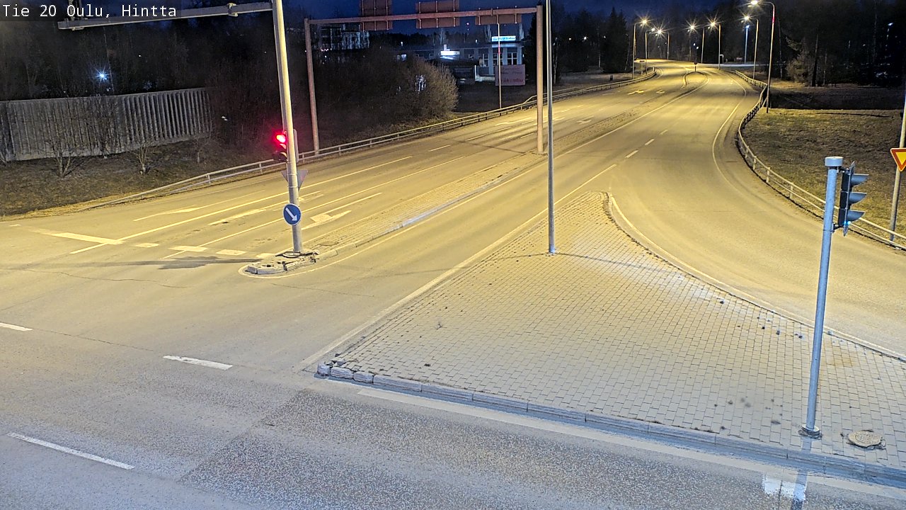 Weather Camera Image Road 20 Oulu, Hintta, Oulu, Pohjois-Pohjanmaa