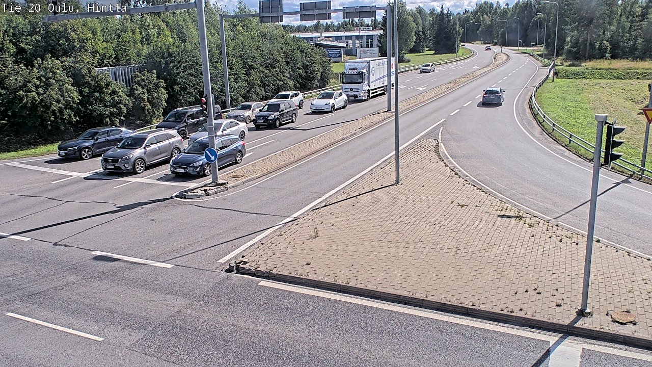 Weather Camera Image Road 20 Oulu, Hintta, Oulu, Pohjois-Pohjanmaa