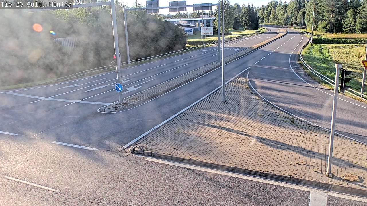 Weather Camera Image Väg 20 Uleåborg, Hintta, Oulu, Pohjois-Pohjanmaa