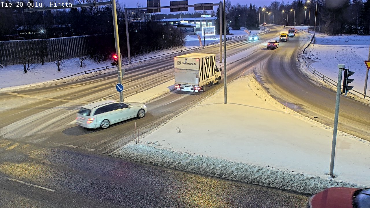 Weather Camera Image Road 20 Oulu, Hintta, Oulu, Pohjois-Pohjanmaa