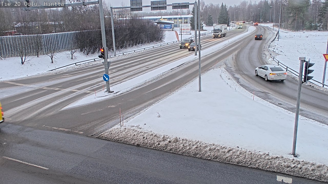Weather Camera Image Road 20 Oulu, Hintta, Oulu, Pohjois-Pohjanmaa