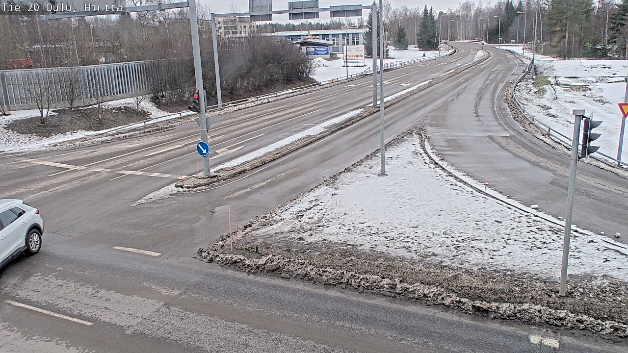 Weather Camera Image Väg 20 Uleåborg, Hintta, Oulu, Pohjois-Pohjanmaa