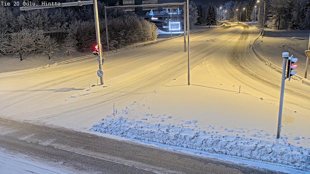 Weather Camera Image Road 20 Oulu, Hintta, Oulu, Pohjois-Pohjanmaa