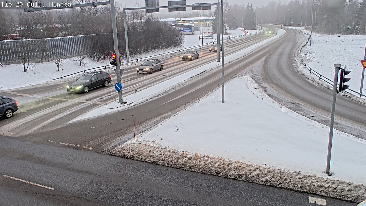Weather Camera Image Road 20 Oulu, Hintta, Oulu, Pohjois-Pohjanmaa