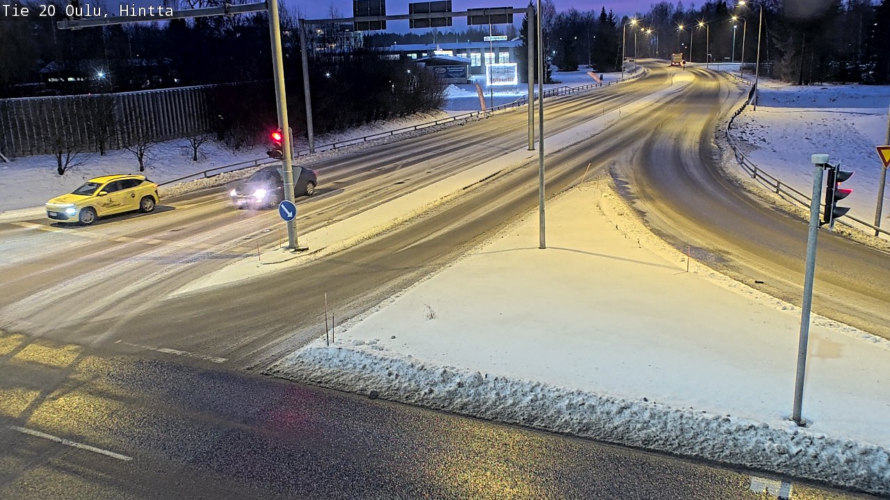 Weather Camera Image Road 20 Oulu, Hintta, Oulu, Pohjois-Pohjanmaa