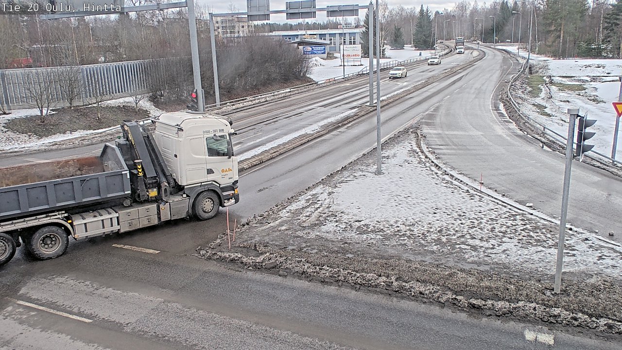 Weather Camera Image Road 20 Oulu, Hintta, Oulu, Pohjois-Pohjanmaa