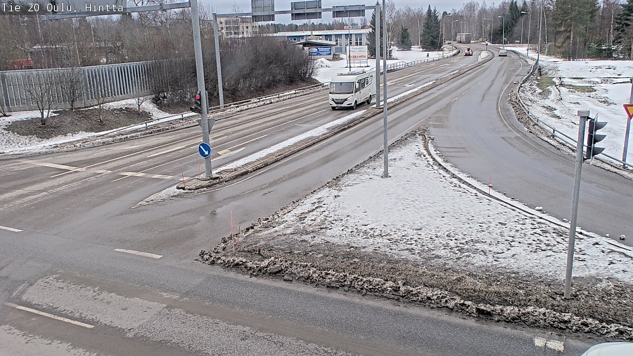 Weather Camera Image Road 20 Oulu, Hintta, Oulu, Pohjois-Pohjanmaa