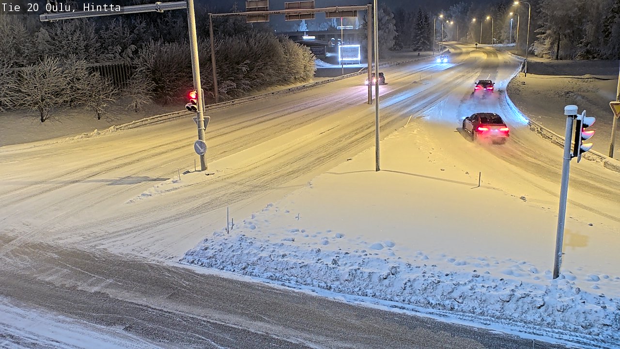 Weather Camera Image Road 20 Oulu, Hintta, Oulu, Pohjois-Pohjanmaa