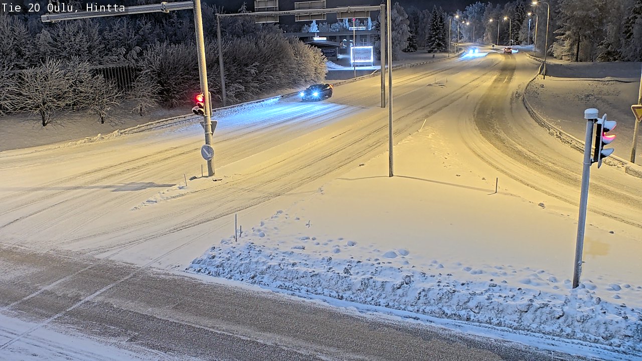 Weather Camera Image Road 20 Oulu, Hintta, Oulu, Pohjois-Pohjanmaa