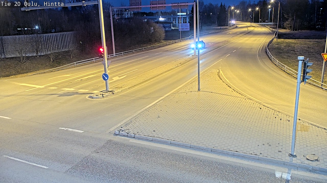 Weather Camera Image Road 20 Oulu, Hintta, Oulu, Pohjois-Pohjanmaa