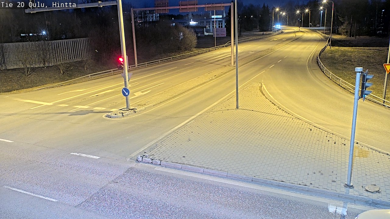 Weather Camera Image Road 20 Oulu, Hintta, Oulu, Pohjois-Pohjanmaa