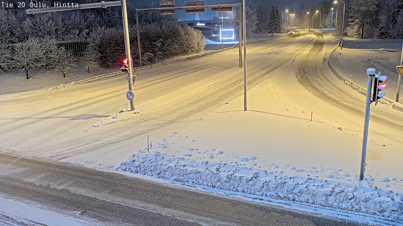 Weather Camera Image Road 20 Oulu, Hintta, Oulu, Pohjois-Pohjanmaa