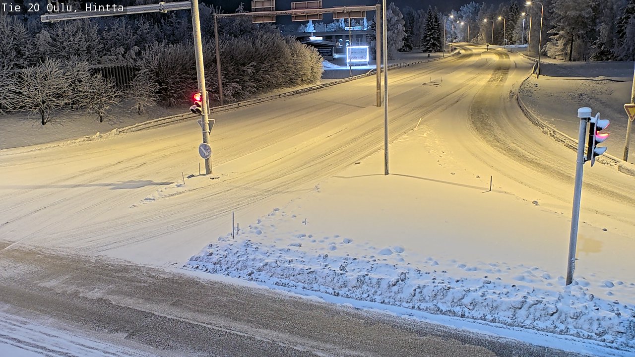 Weather Camera Image Road 20 Oulu, Hintta, Oulu, Pohjois-Pohjanmaa