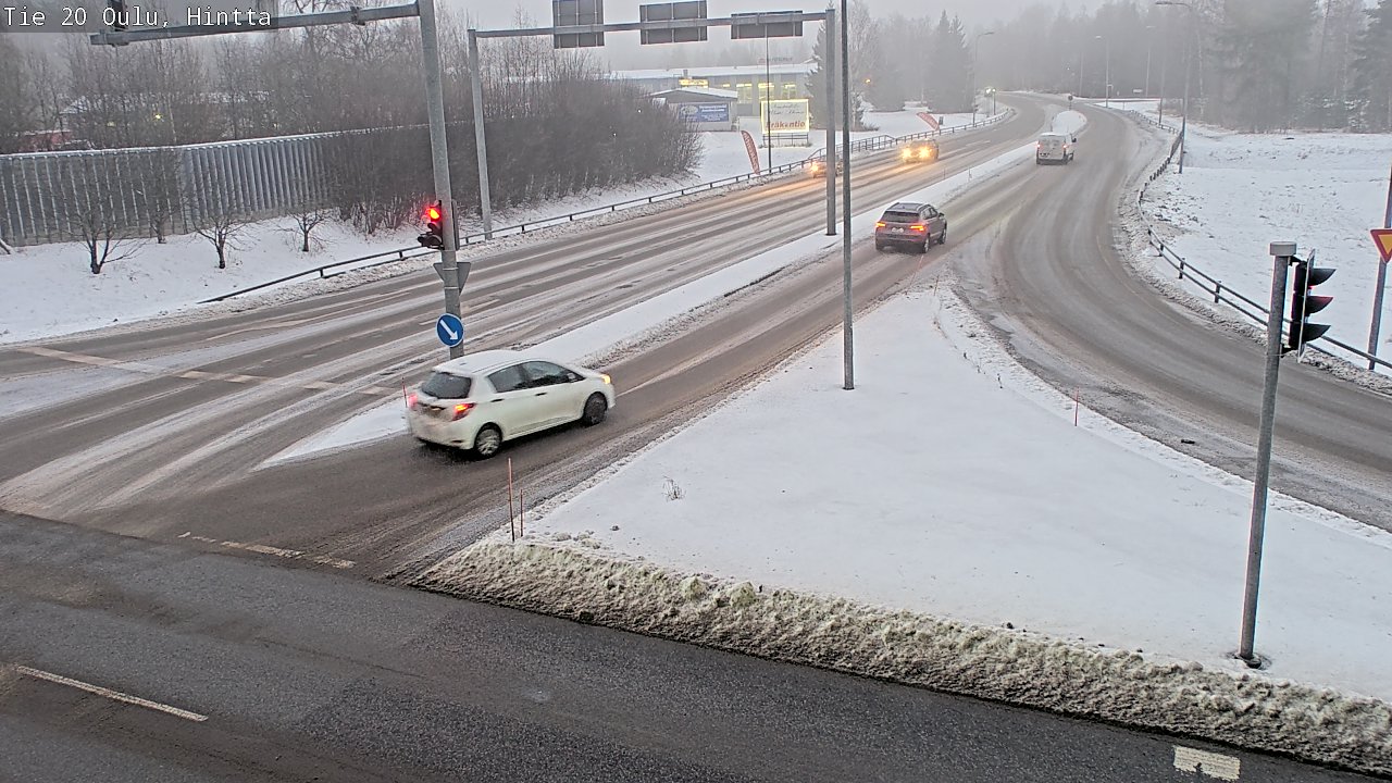 Weather Camera Image Road 20 Oulu, Hintta, Oulu, Pohjois-Pohjanmaa