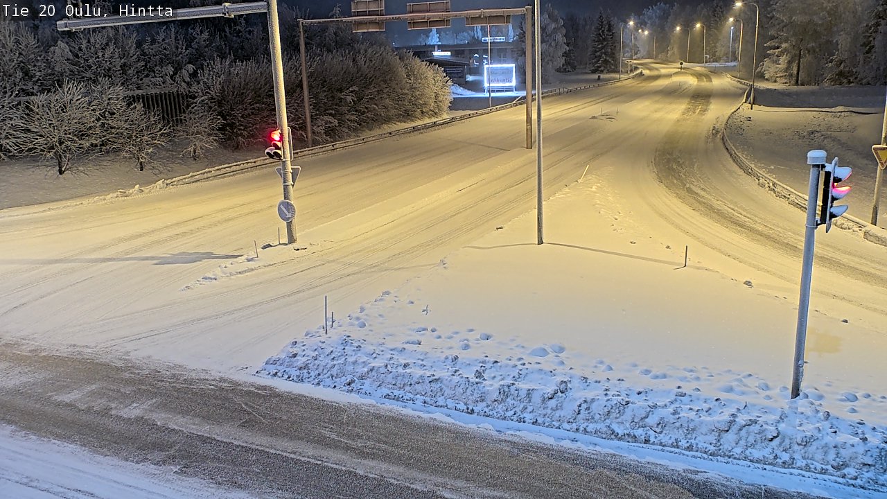 Weather Camera Image Road 20 Oulu, Hintta, Oulu, Pohjois-Pohjanmaa