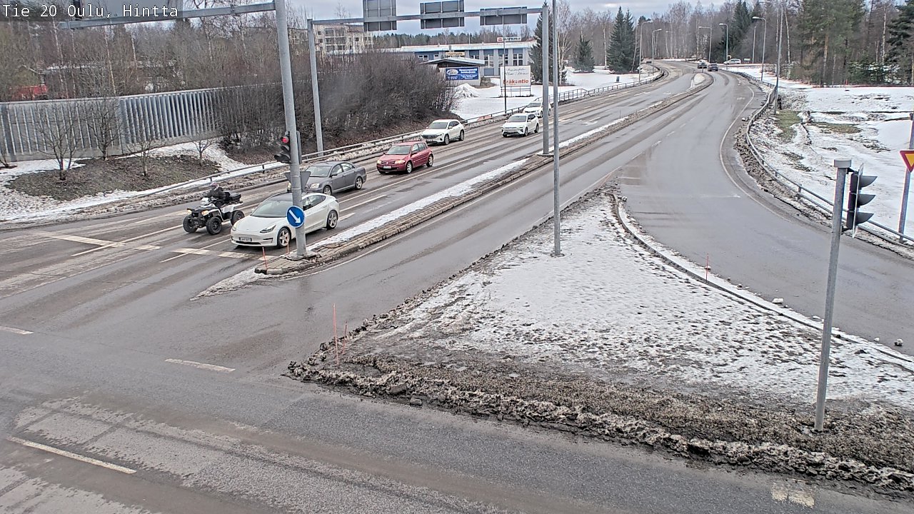 Weather Camera Image Road 20 Oulu, Hintta, Oulu, Pohjois-Pohjanmaa