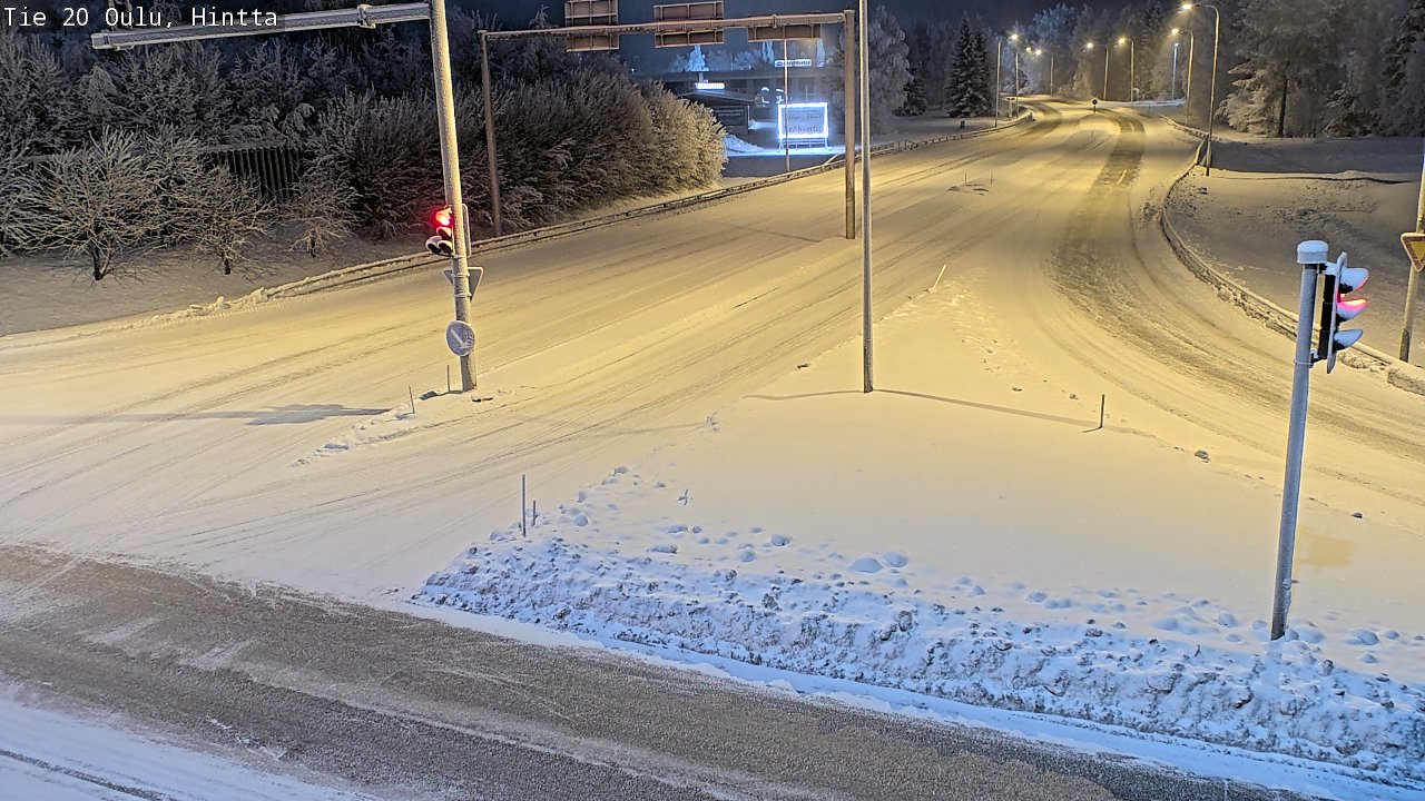 Weather Camera Image Road 20 Oulu, Hintta, Oulu, Pohjois-Pohjanmaa