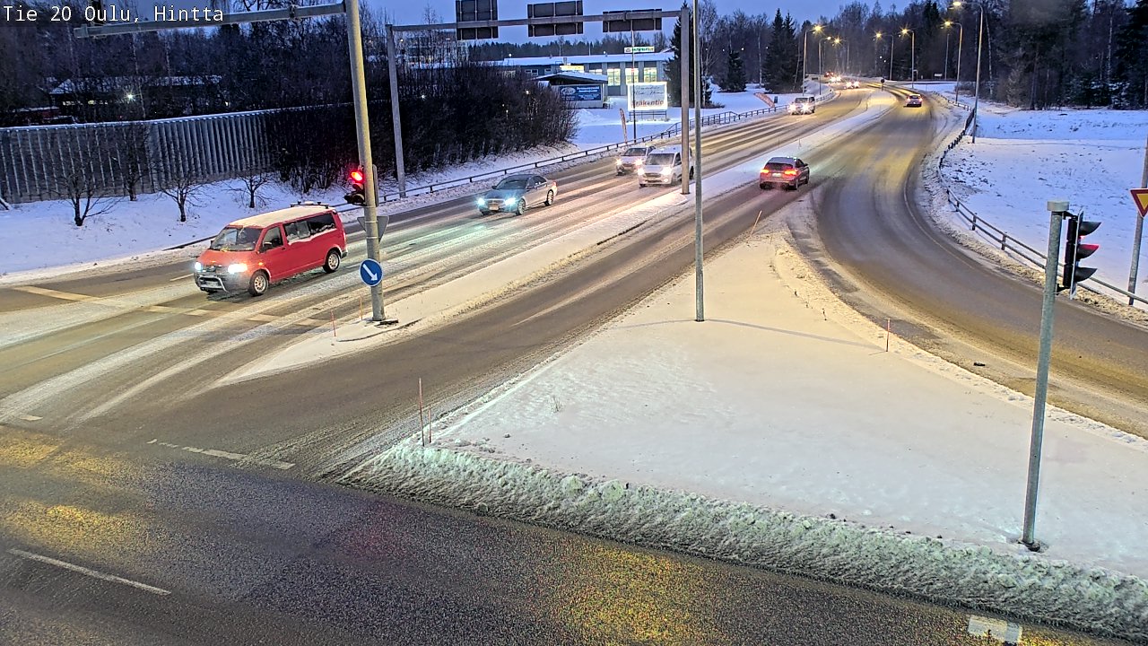Weather Camera Image Road 20 Oulu, Hintta, Oulu, Pohjois-Pohjanmaa