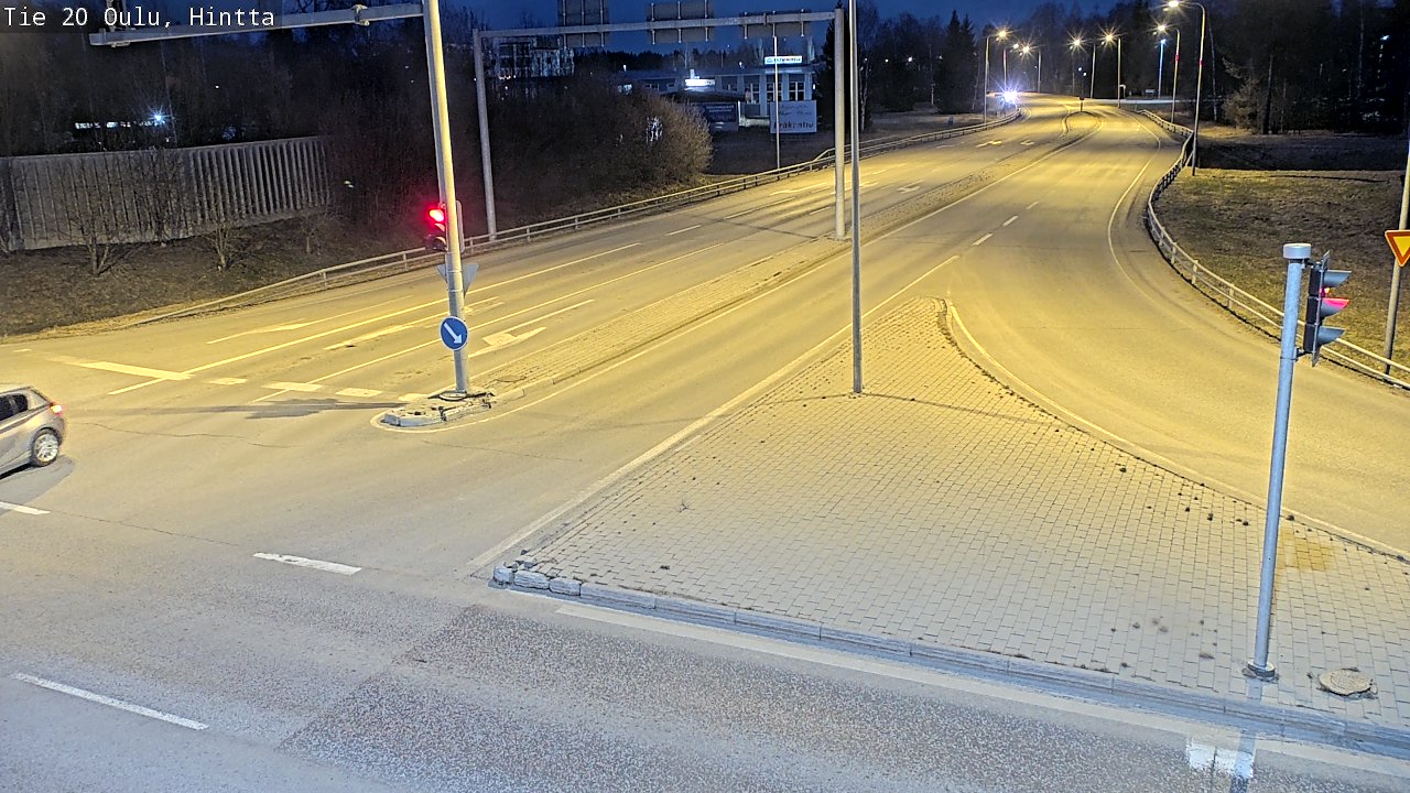 Weather Camera Image Road 20 Oulu, Hintta, Oulu, Pohjois-Pohjanmaa