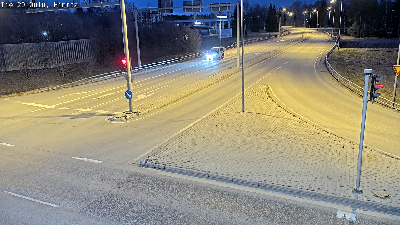 Weather Camera Image Road 20 Oulu, Hintta, Oulu, Pohjois-Pohjanmaa