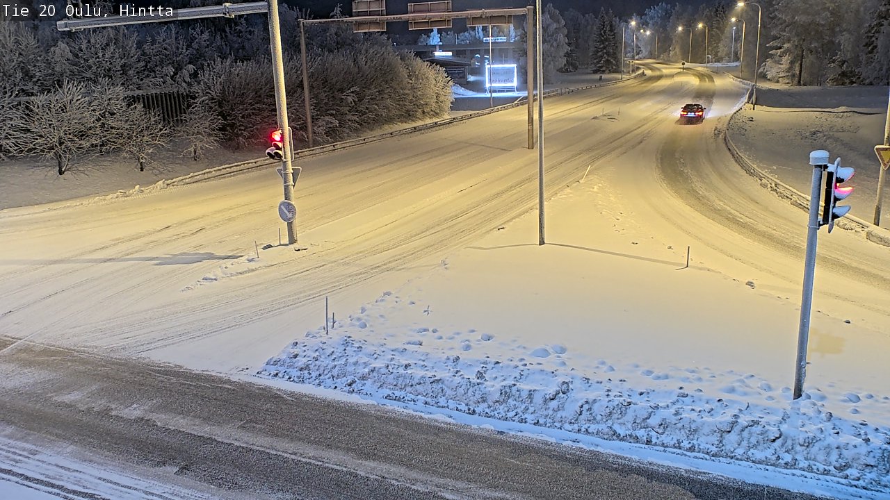 Weather Camera Image Road 20 Oulu, Hintta, Oulu, Pohjois-Pohjanmaa