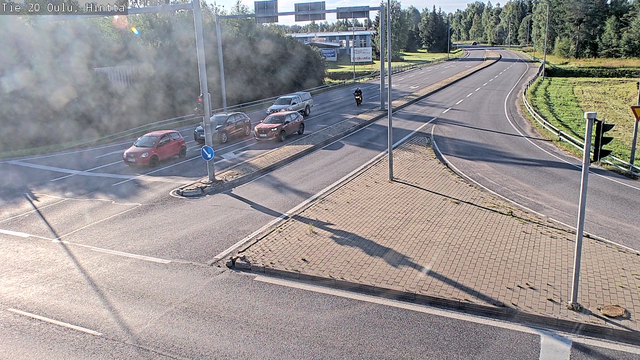 Weather Camera Image Väg 20 Uleåborg, Hintta, Oulu, Pohjois-Pohjanmaa