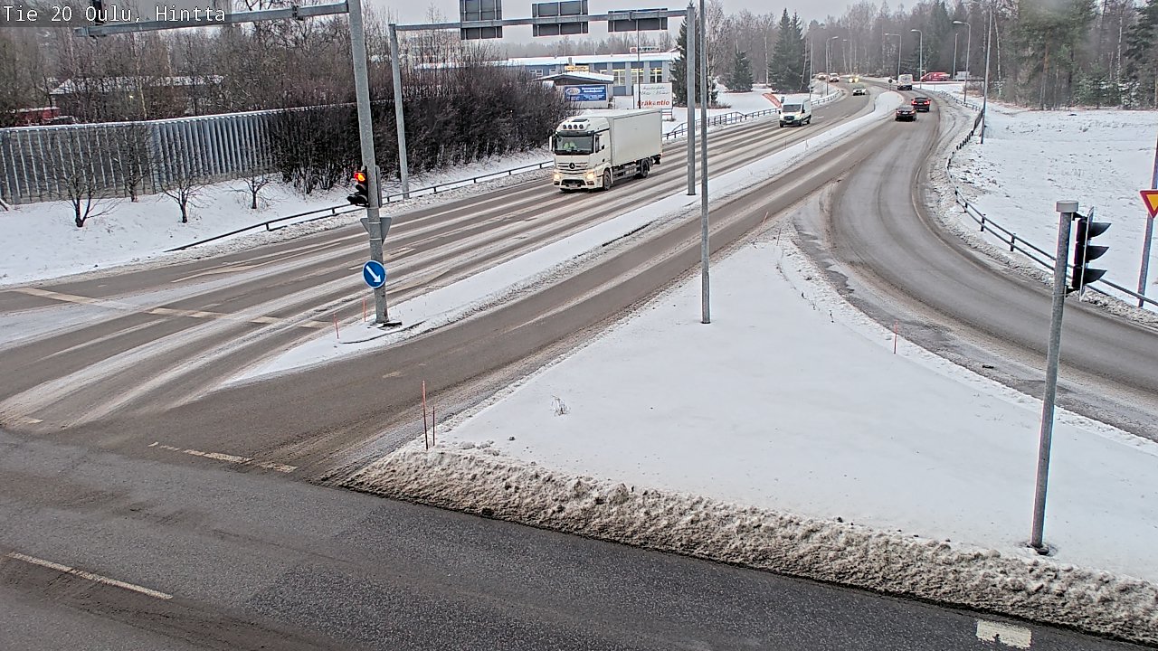 Weather Camera Image Road 20 Oulu, Hintta, Oulu, Pohjois-Pohjanmaa