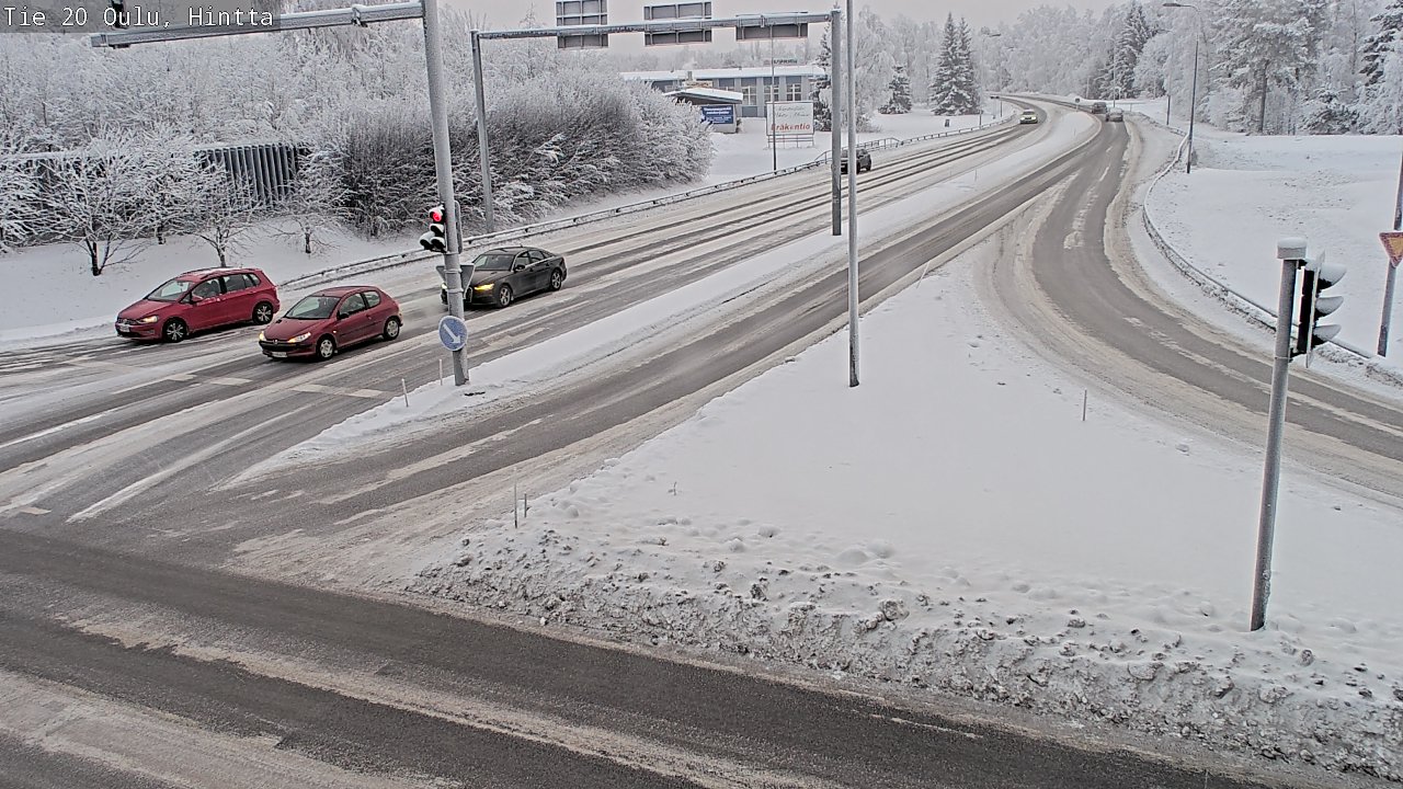 Weather Camera Image Väg 20 Uleåborg, Hintta, Oulu, Pohjois-Pohjanmaa